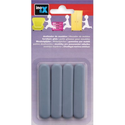 SCIVOLO ADESIVO P/MOBILI INOFIX 75X16 MM 4 PZ
