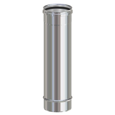 TUBO INOX AISI 304 H  50 CM P/PELLET D  8 CM