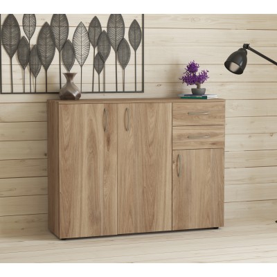 KIT MOBILE 3A+2C 106X36X83 CM ROVERE