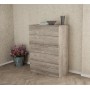 KIT CASSETTIERA 5C 80X45X111 CM  ROVERE PL.