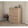 KIT CASSETTIERA 5 CASSETTI 80X45X111 CM ROVERE