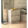 KIT COMODINO 2C 45X34XH47 CM ROVERE PL.
