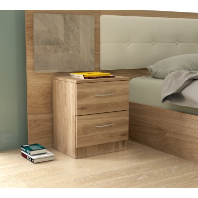 KIT COMODINO 2C 45X34XH47 CM ROVERE