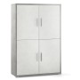 UFFICIO DOUBLE MOBILE 4A 161X108 CM CEMEN/OSSIDO