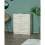 KIT CASSETTONE 4C 70X40XH72 CM BIANCO GES.