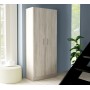 KIT ARMADIO 2 ANTE 71X51,5XH181 CM BIANCO GES.
