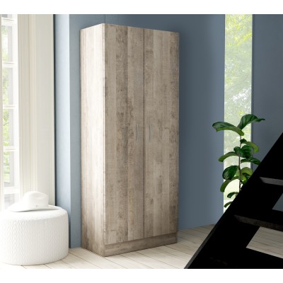 KIT ARMADIO 2 ANTE 71X51,5XH181 CM ROVERE PL.
