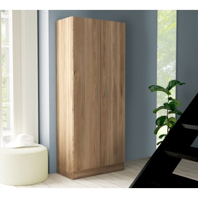 KIT ARMADIO 2 ANTE 71X51,5XH181 CM ROVERE