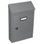 CASSETTA POSTALE 2500 C C/TETTO E CIL 17,5X5X26 GRIG