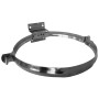 COLLARE INOX C/STAFFA P/TUBO STUFA 25CM ECO