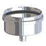 SCARICO INOX CONDENSA ATTACCO F P/PELLET 8 CM