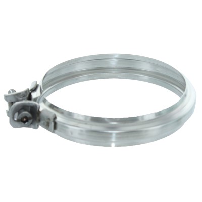 FASCETTA GIUNZIONE INOX AISI 304 P/PELLET 8 CM