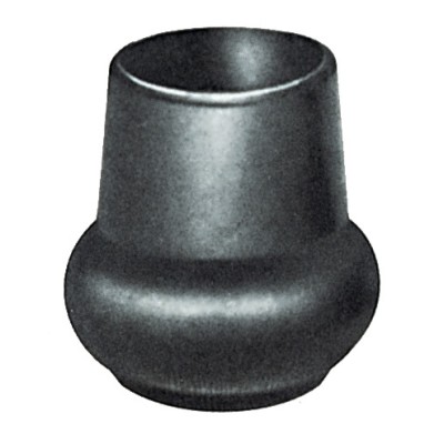 SOTTOPIEDE P/TUBO A PERA NERO 40 MM