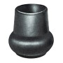 SOTTOPIEDE P/TUBO A PERA NERO 40 MM