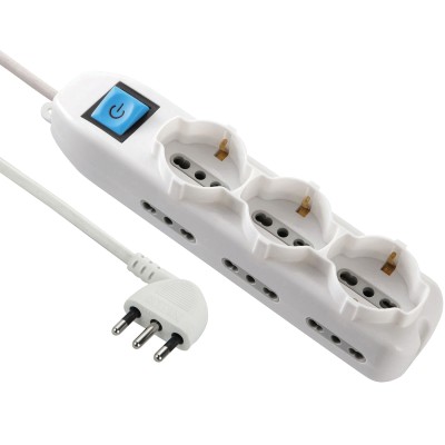 MULTIPRESA 9P BIP/SCHUKO SALVASPAZIO FIG.3