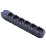 MULTIPRESA 6P BIP/SCHUKO+INTERR S/CAVO NERO FIG.10