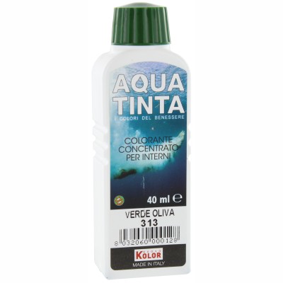 AQUATINTA P/INTERNI 40 ML VERDE OLIVA 313
