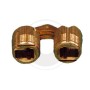 CERNIERA CILINDRICA INVISIBILE OTTONE D 14 MM**
