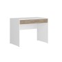 KIT SCRIVANIA 2 CASSETTI USB 100X60X75 BIANCO/ROVERE