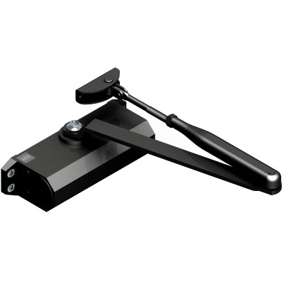 DOM COMPACT 1000 CHIUDIPORTA S/FERMO MAX 80 KG NERO