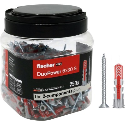 FISCHER TASSELLO DUOPOWER S  6X30 PROPACK 250 PZ