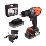 B+D TRAPANO C/PERC BRUSH BLD683D2XK-QW 18V + 2BATT E VALIG