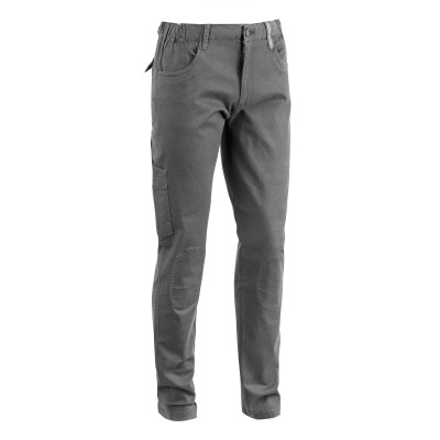 PANTALONE SUPER STRETCH GRIGIO MIS. L