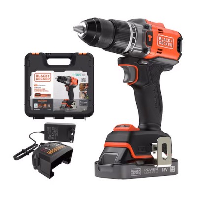 B+D TRAPANO C/PERC BRUSH BLD683D1XK-QW 18V + VALIG