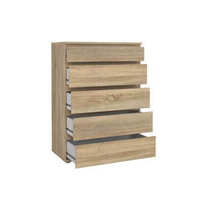 KIT CASSETTIERA 5C NOVA 77X40X107 QUERCIA