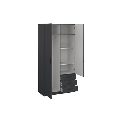 KIT ARMADIO SPRINT 2A+3C  98X50X200 GRIGIO