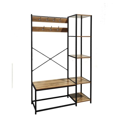 INDUSTRIAL APPENDIABITI METAL/QUERCIA 110X40X180 CM