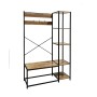 INDUSTRIAL APPENDIABITI METAL/QUERCIA 110X40X180 CM