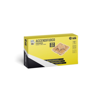 C ACCENDIFUOCO 32 CUBETTI ECOLOGICO 140 G