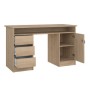 KIT SCRIVIANIA FUCTION PLUS 126X55X75 QUERCIA