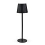 LAMPADA LED RICARICABILE DA TAVOLO AURORA NERO