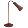 LAMPADA LED RICARICABILE DA TAVOLO ALICE RUGGINE