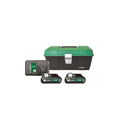 HIKOKI PACK BATTERIA HKA901240V 12V 2X4AH + CARIC