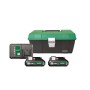 HIKOKI PACK BATTERIA HKA901240V 12V 2X4AH + CARIC