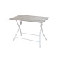 TAVOLO PIEGHEVOLE BINGO 120X80XH75CM ROV GRIGIO