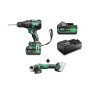 HIKOKI SET TRAPANO C/PERC+SMERIGL 125MM KCITDVG36A