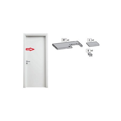 R PANNELLO X PORTA MICROTEC BIANCO 60X210