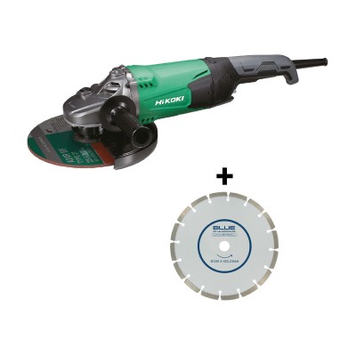 HIKOKI SMERIGLIATRICE ANG G23SW2 230MM + DISCO