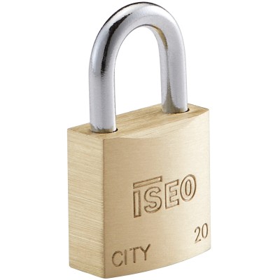 CITY BY ISEO LUCCHETTO OTT RETTANGOLARE 20 MM