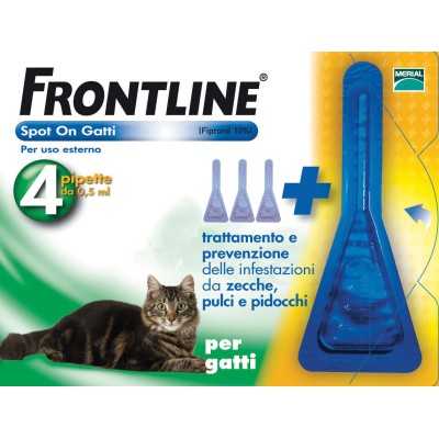 FRONTLINE SPOT-ON GATTI 3+1 PIPETTE