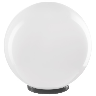 GLOBO OPALE BIANCO D 20 CM C/BASE E27