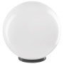 GLOBO OPALE BIANCO D 20 CM C/BASE E27