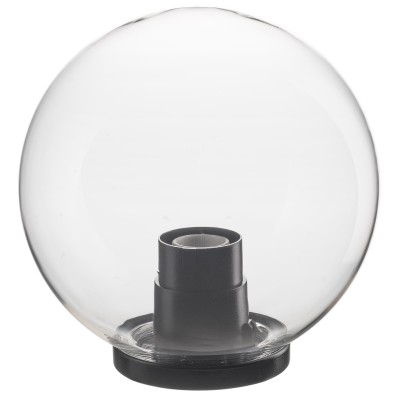 GLOBO TRASPARENTE D 25 CM C/BASE E27