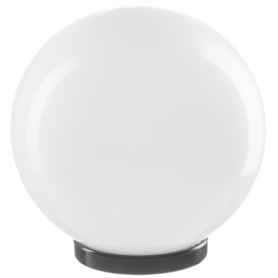 GLOBO OPALE BIANCO D 30 CM C/BASE E27