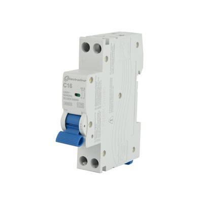 INTERRUTTORE MAGNETOTERMICO 16A 6KA 1P+N 4,5KA
