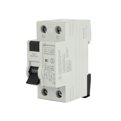 INTERRUTTORE DIFFERENZIALE 30MA 25A 6KA TIPO AC